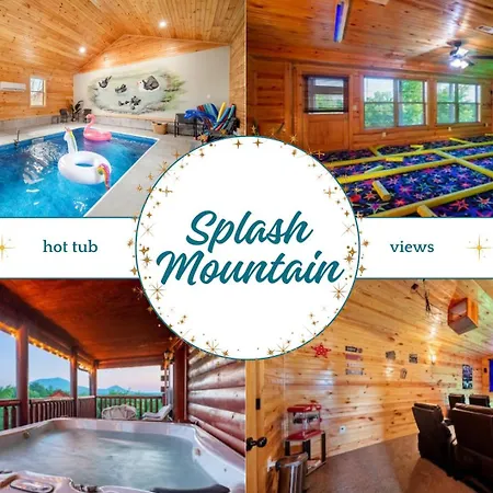 Splash Mountain Amazing Views, Prv Indoor Pool, Mini Golf, Theater Rm